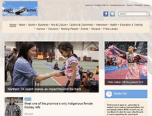 Tablet Screenshot of eaglefeathernews.com